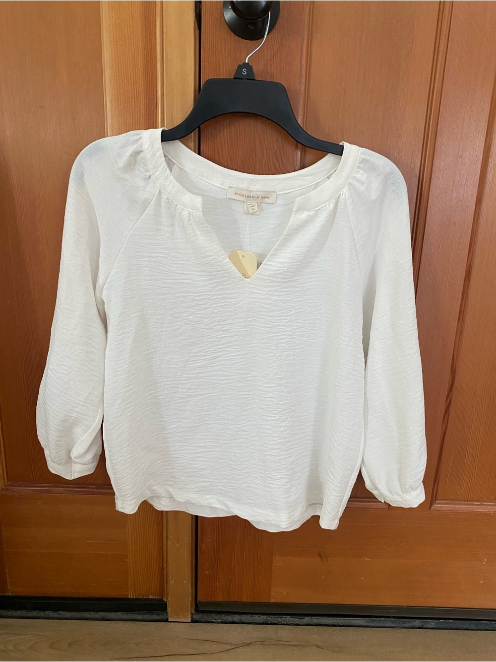 Monteau Cream Blouse